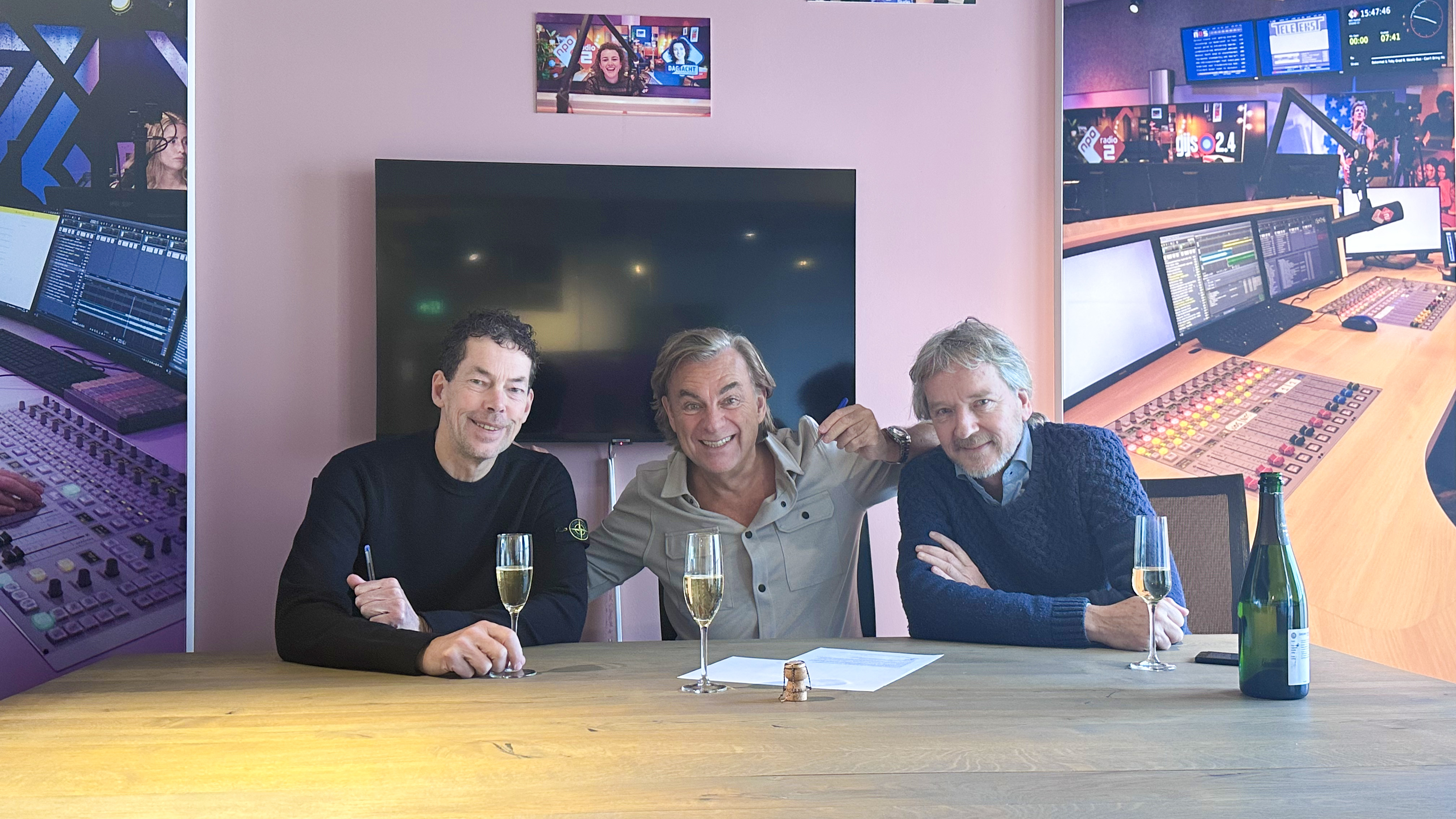 vlnr: Dominique Weesie, Eddy Keur en Florent Luyckx (bron: PowNed)