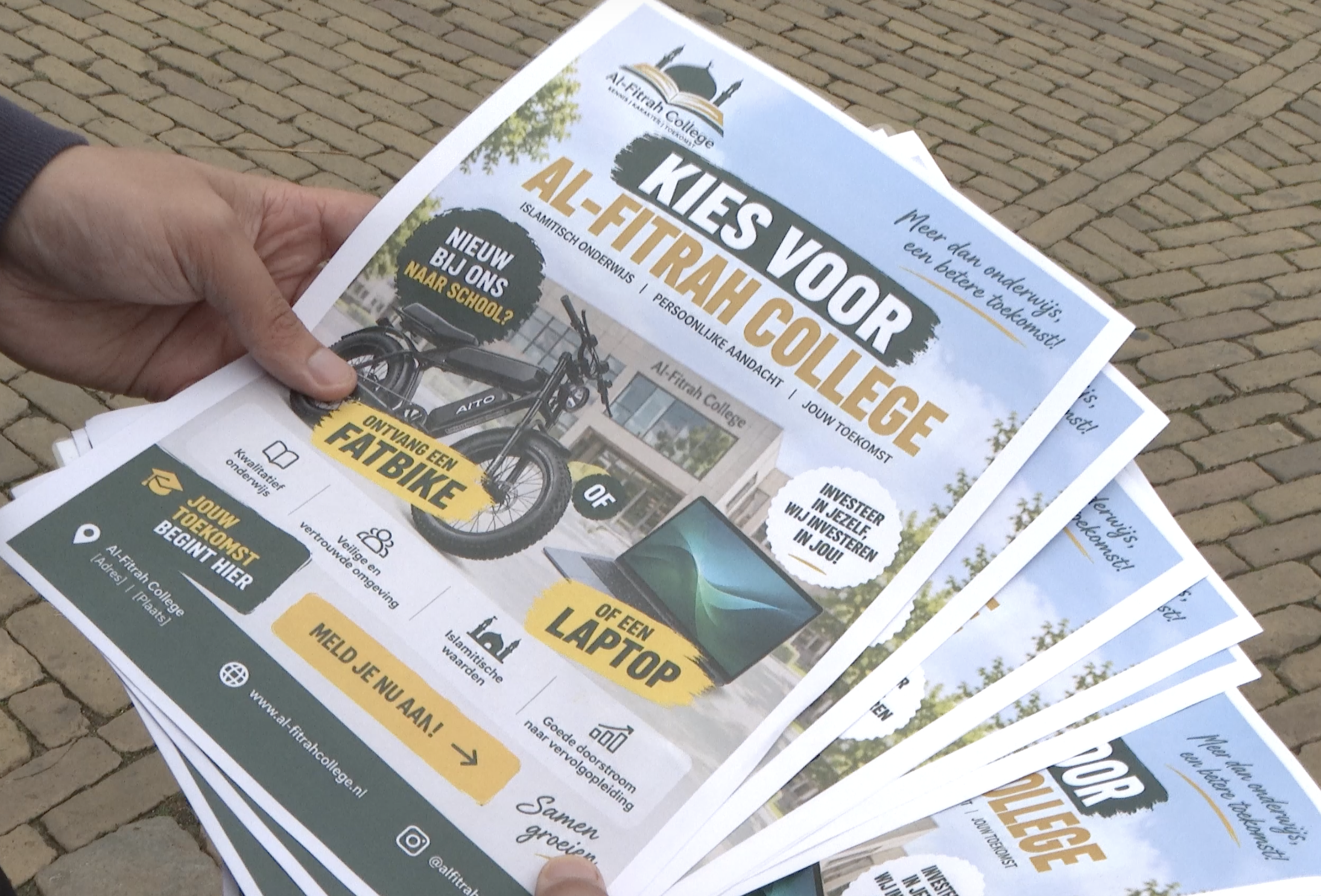 Islamitische school lokt leerlingen met gratis fatbike of laptop